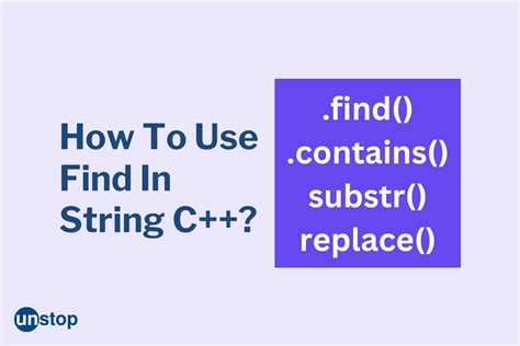 find in string.